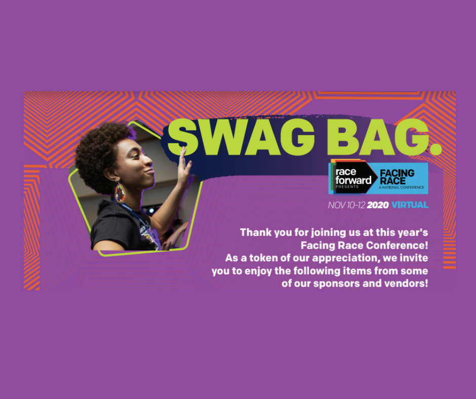 facing race swag bag image