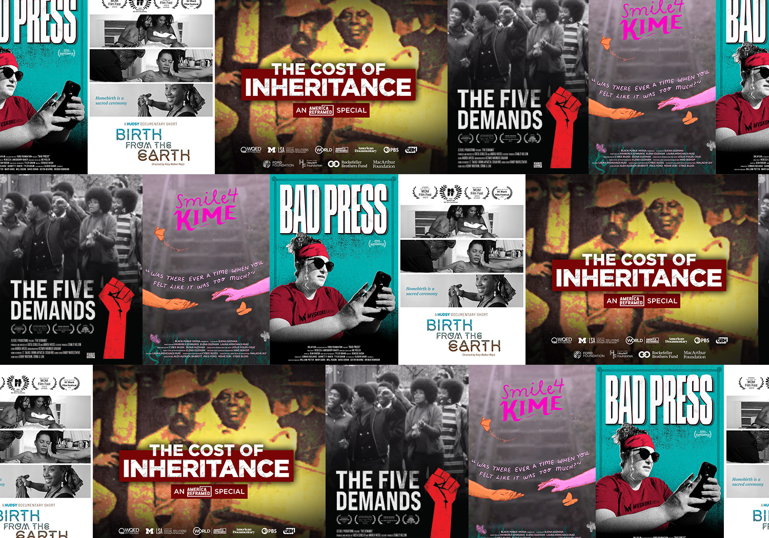 Collage of movie posters.